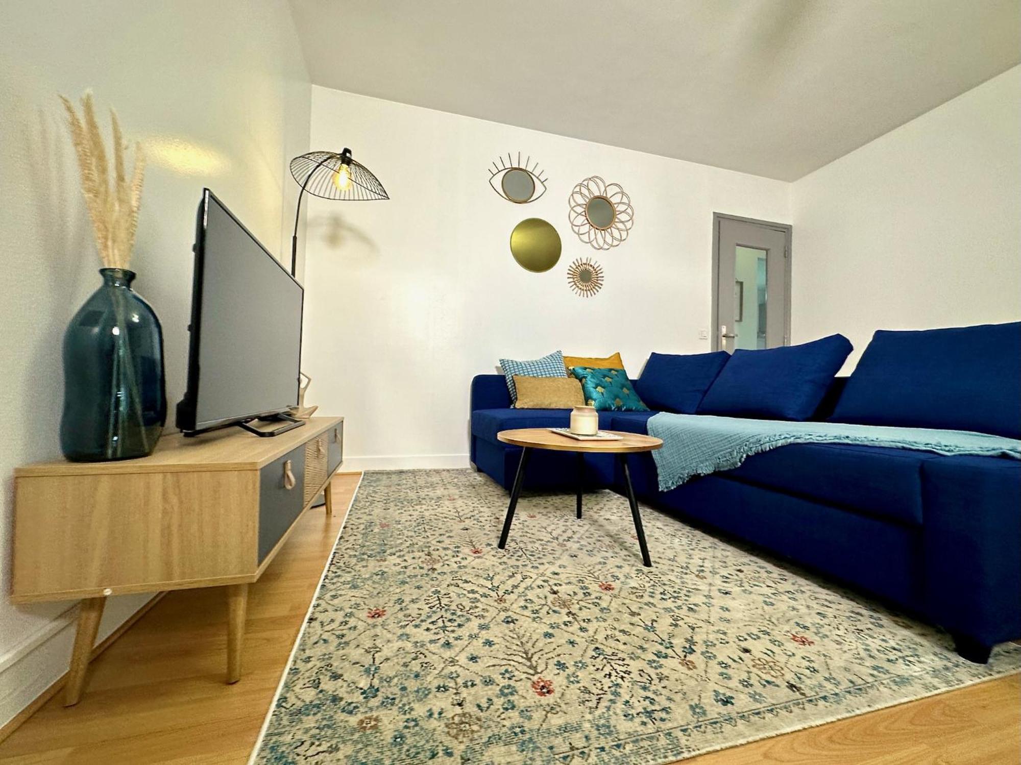 Le Bleu Soleil - A 2 Min Du Metro - 7 Min De Paris Apartment Maisons-Alfort Luaran gambar